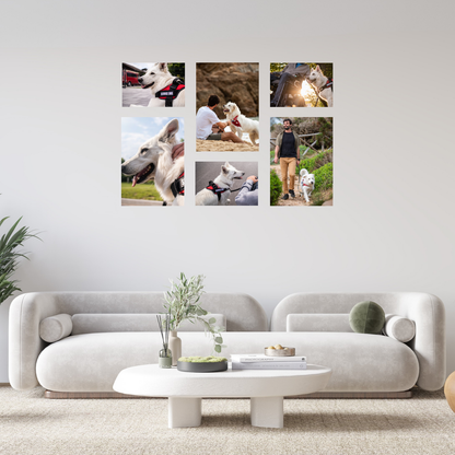 Small 6 Piece Puzzle Canvas Combo
