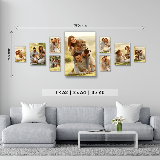 Small 9 Piece Wide Canvas Combo