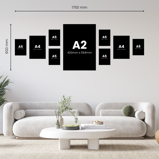 Small 9 Piece Wide Canvas Combo