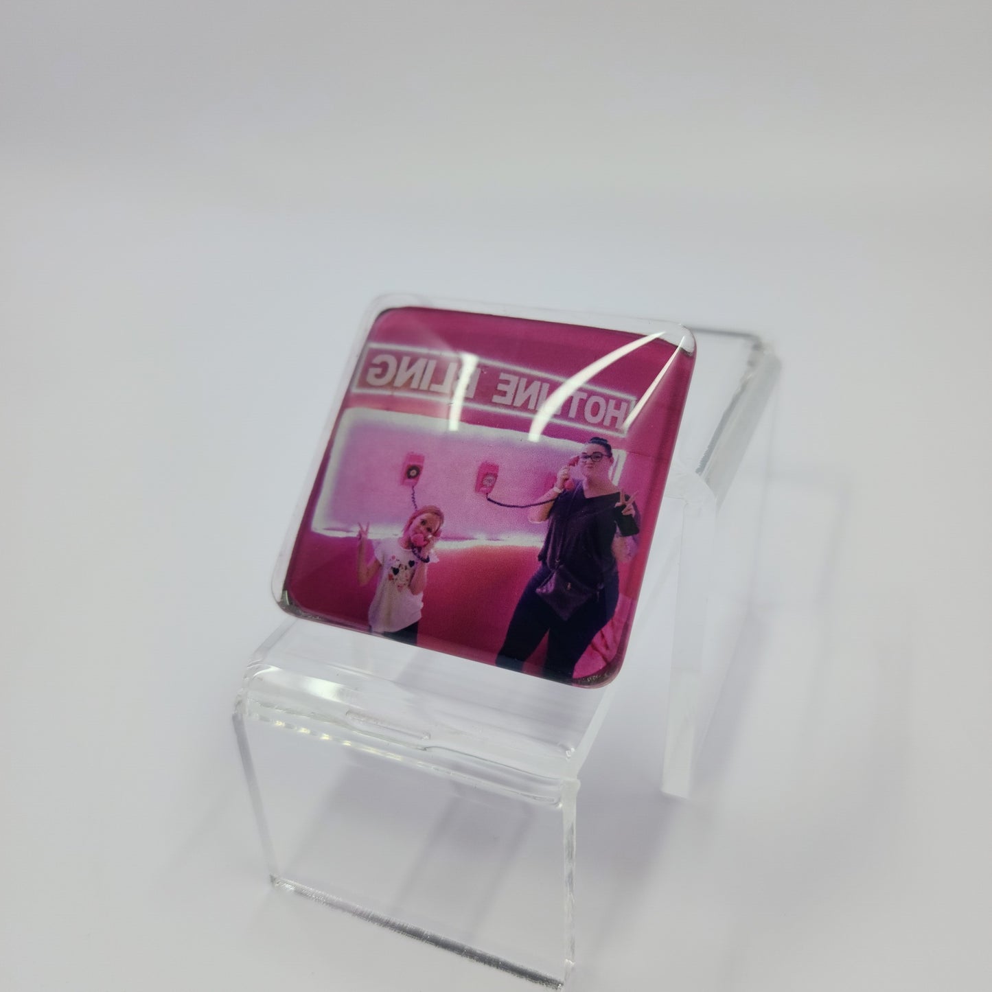 Personalised Glass Fridge Magnet