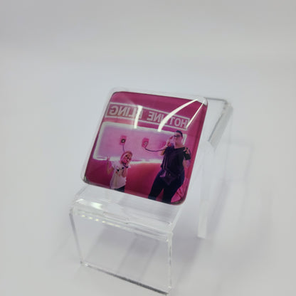 Personalised Glass Fridge Magnet