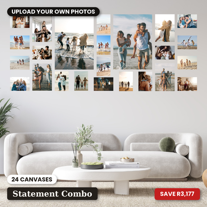 Standout 24 Piece Statement Canvas Combo