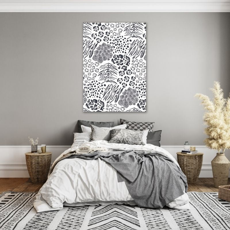 Various Animal Print Pre-Printed Canvas