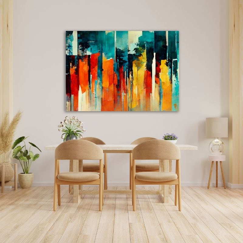 Water Colour Painting Pre-Printed Canvas