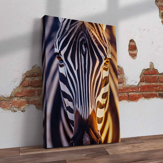 Zebra Front Pre-Printed Canvas