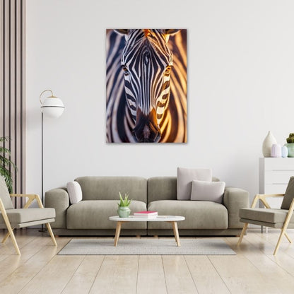 Zebra Front Pre-Printed Canvas
