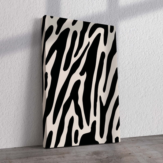 Zebra Stripes Pre-Printed Canvas