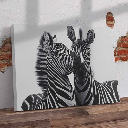 Zebras Pre-Printed Canvas