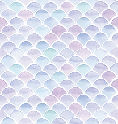 Pastel Watercolour Mermaid Wallpaper