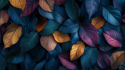 Colourful Leaves Wallpaper