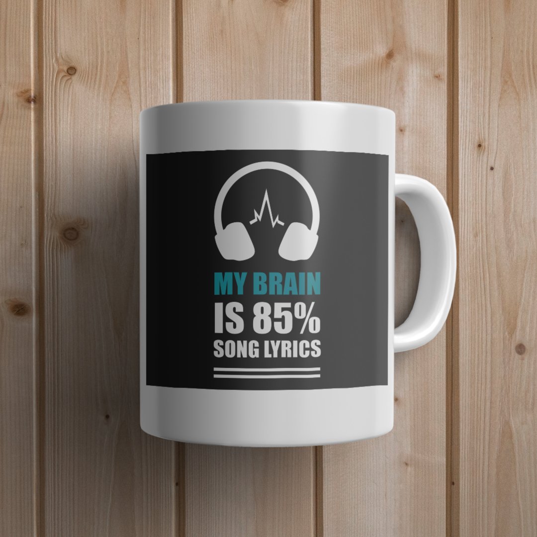 85% Song Lyricks Music Mug - Canvas and Gifts