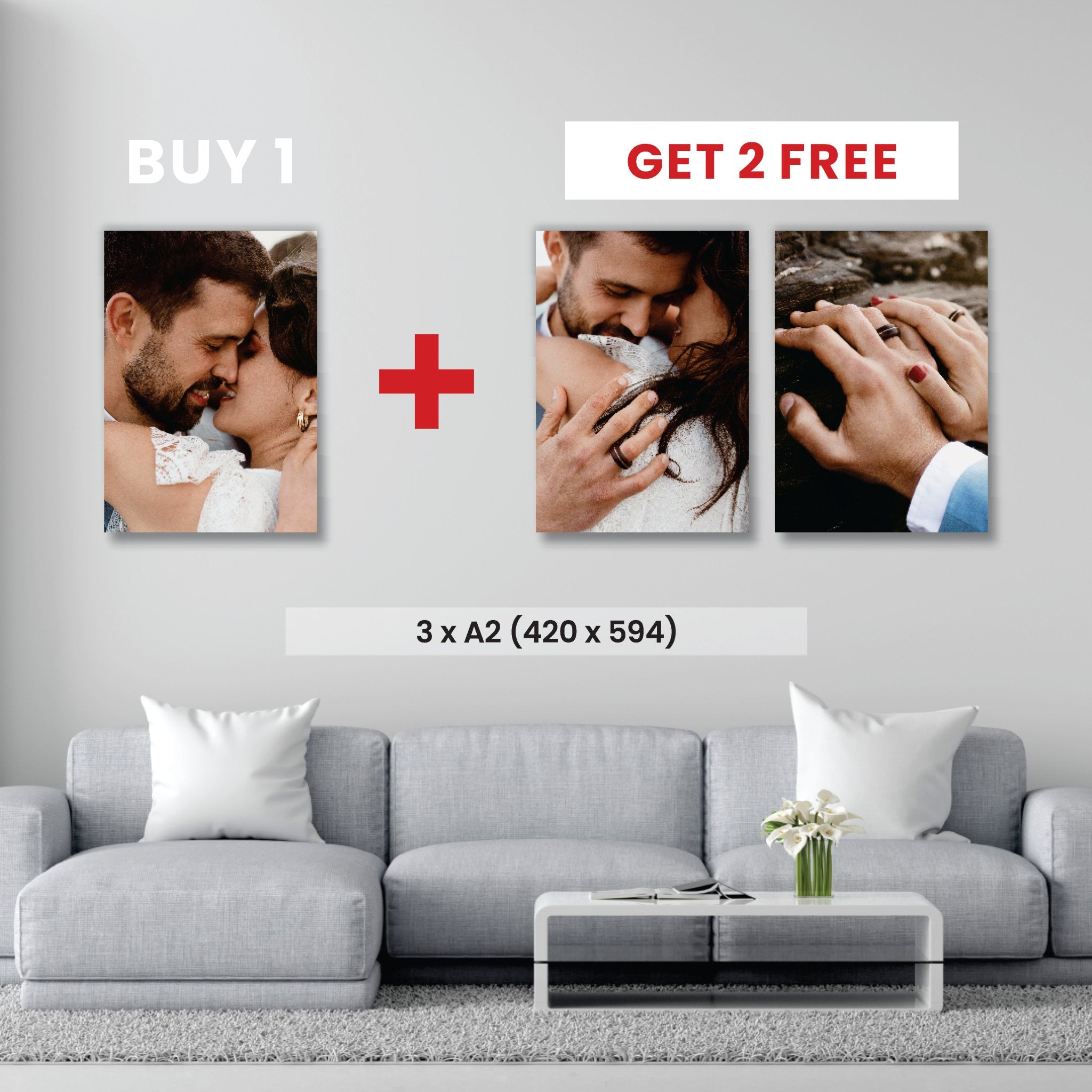 A2 - Buy 1, Get 2 FREE Canvas Deal – Canvas and Gifts