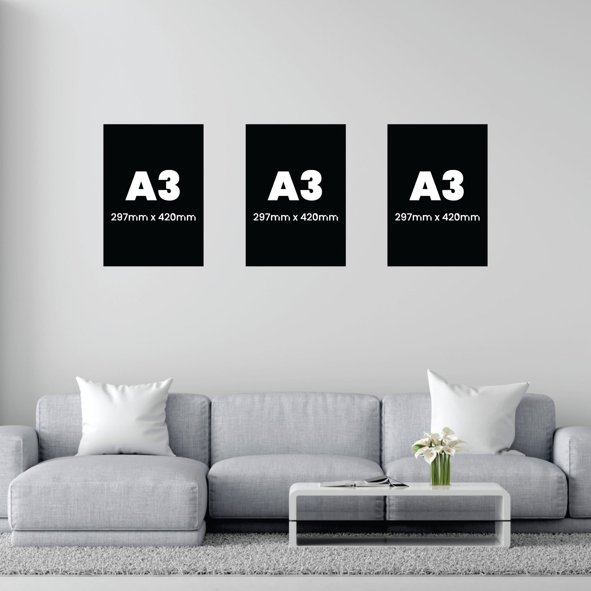 A3 Triple Canvas Combo - Canvas and Gifts