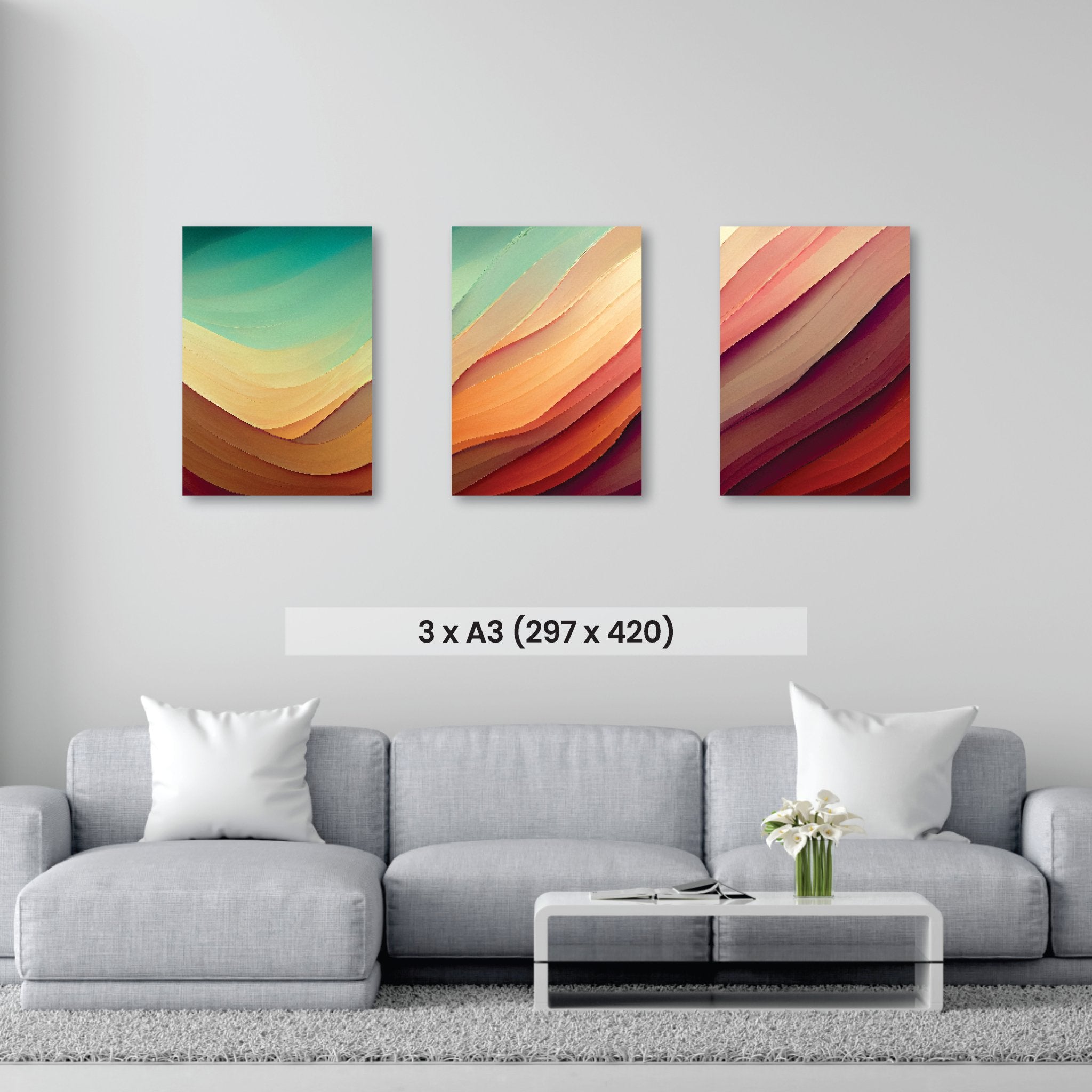 A3 Triple Canvas Combo – Canvas and Gifts