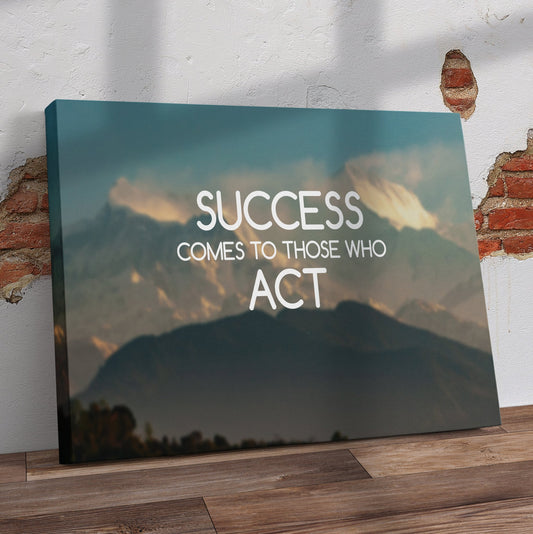 Act Today Pre-Printed Canvas - Canvas and Gifts