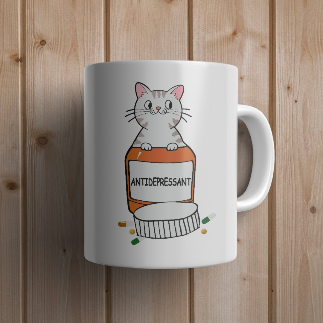 Antidepressant Cat Mug - Canvas and Gifts