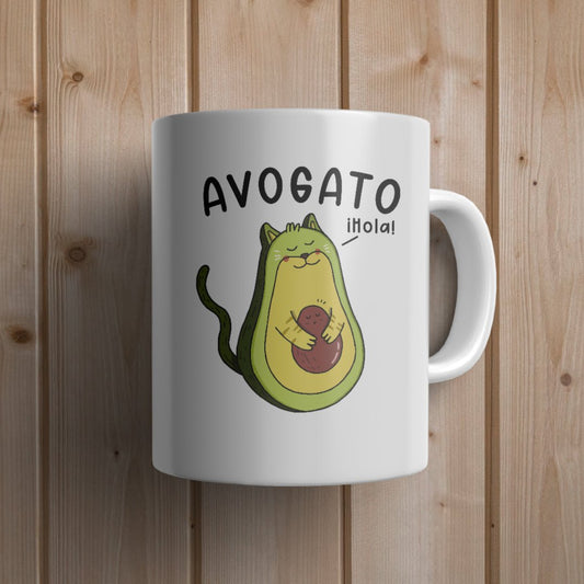 Avocato Cat Mug - Canvas and Gifts