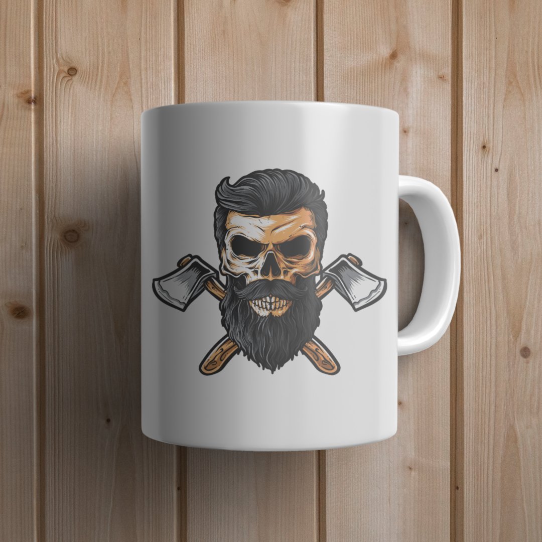 Axe Skull Mug - Canvas and Gifts