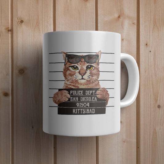 Bad Cat Mug - Canvas and Gifts