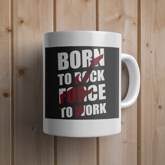 Born To Rock Music Mug - Canvas and Gifts