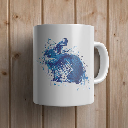 Bunny Paint Splatter Mug - Canvas and Gifts