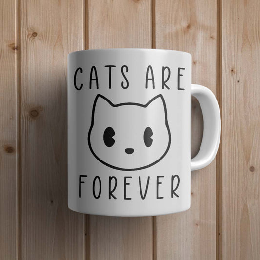 Cats are forever Cat Mug - Canvas and Gifts