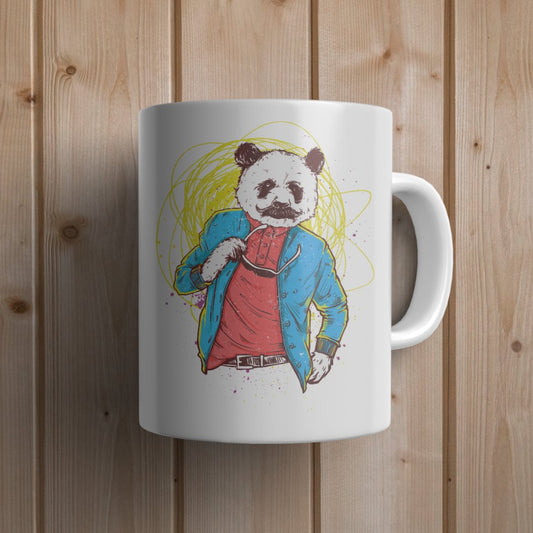 Cool Panda Paint Splatter Mug - Canvas and Gifts