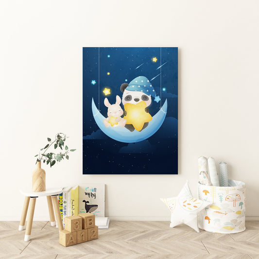 Cuddly Stars Nursery Canvas - Canvas and Gifts