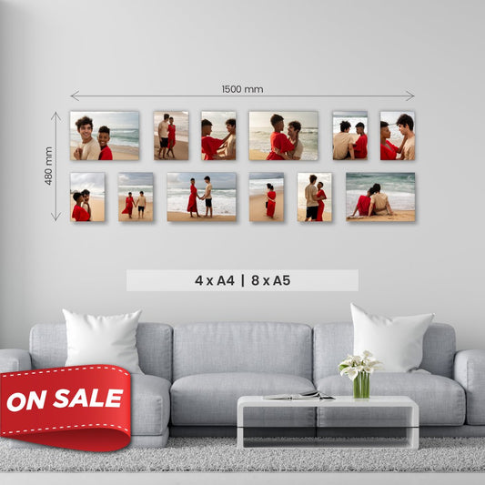 Double Small 6 Piece Canvas Combo - Canvas and Gifts