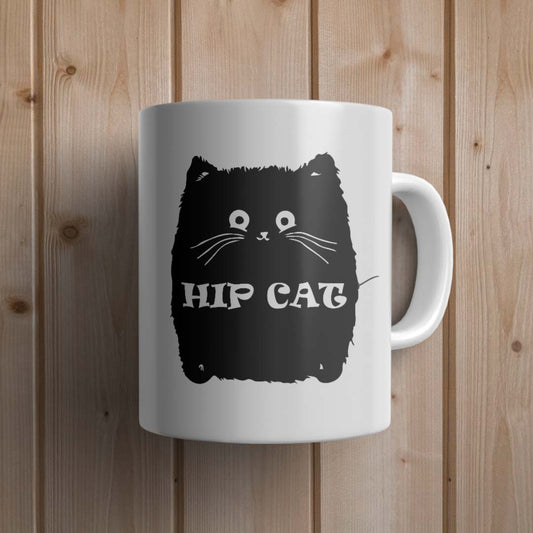 Hip cat Cat Mug - Canvas and Gifts