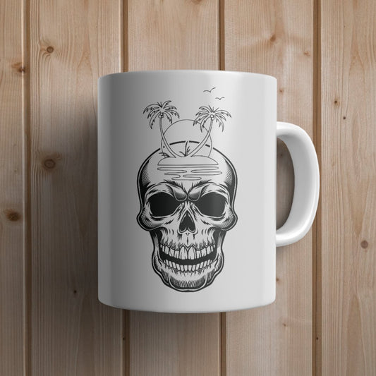 Holiday Skull Mug - Canvas and Gifts