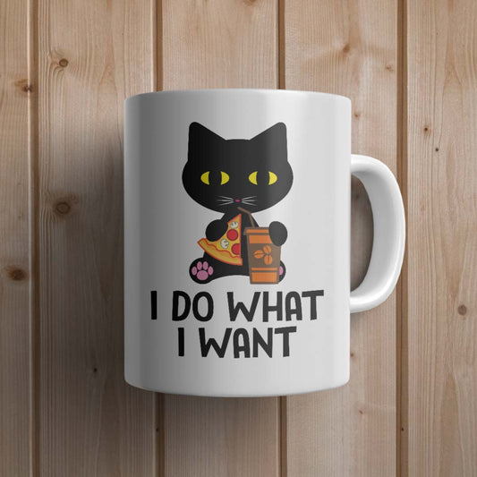 I do what I want Cat Mug - Canvas and Gifts