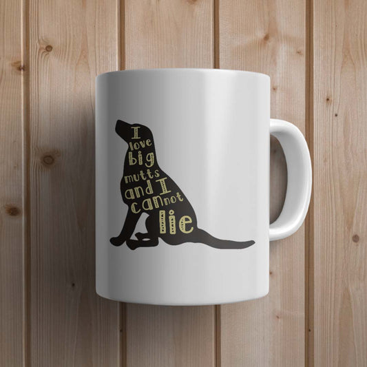 I love big mutts Dog Mug - Canvas and Gifts