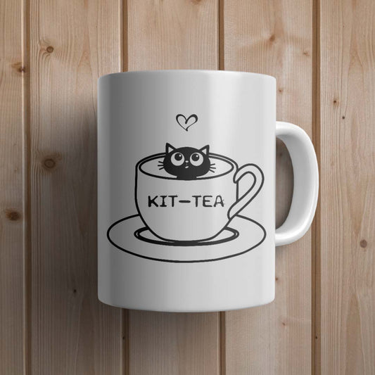 Kit-tea Cat Mug - Canvas and Gifts