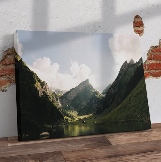 Lake Mountain Pre-Printed Canvas - Canvas and Gifts