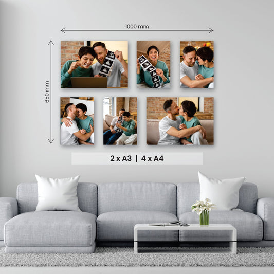 Large 6 Piece Canvas Combo - Canvas and Gifts