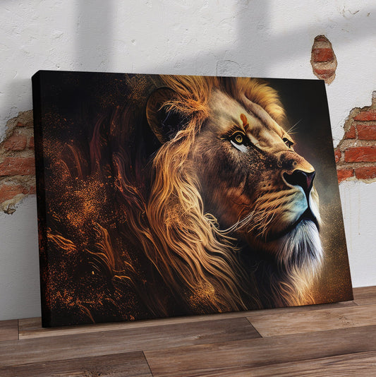Majestic Lion Pre-Printed Canvas - Canvas and Gifts