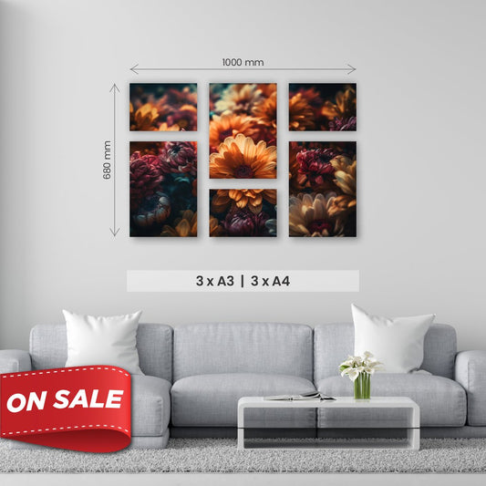 Medium 6 Piece Puzzle Canvas Combo - Canvas and Gifts