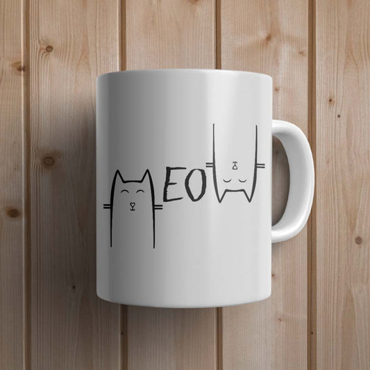 Meow Cat Mug - Canvas and Gifts