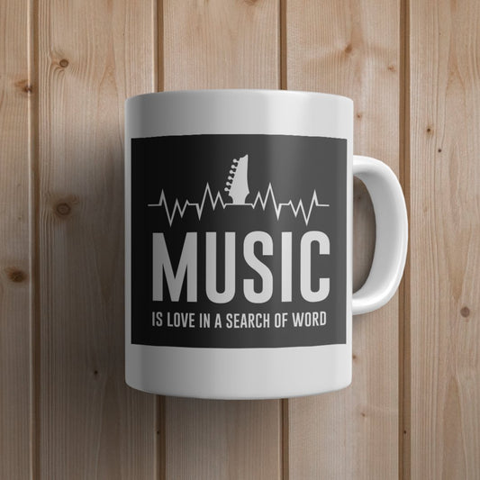 Music Is Love Music Mug - Canvas and Gifts