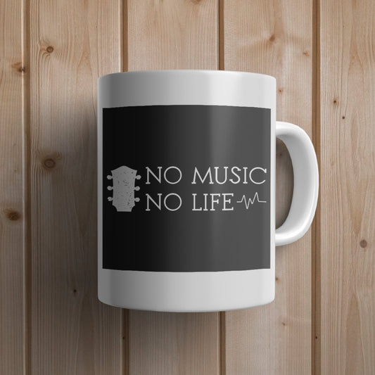 No Music No Life Music Mug - Canvas and Gifts