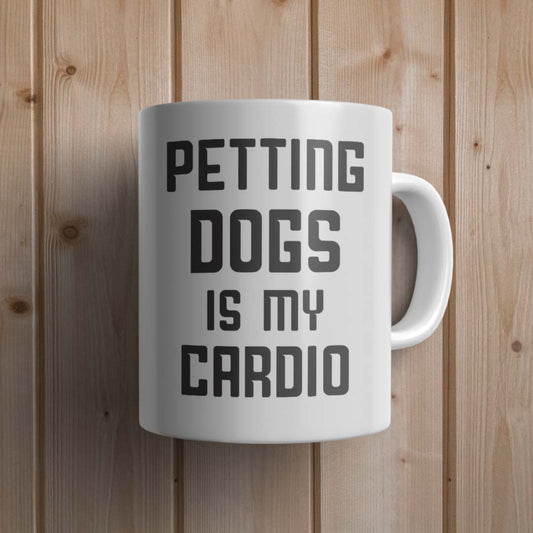 Petting dogs Dog Mug - Canvas and Gifts