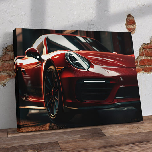 Porche Pre-Printed Canvas - Canvas and Gifts