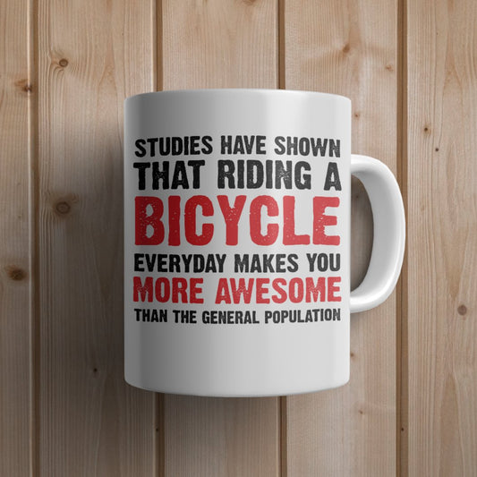 Riding Bicycles Are Awesome Cycling Mug - Canvas and Gifts