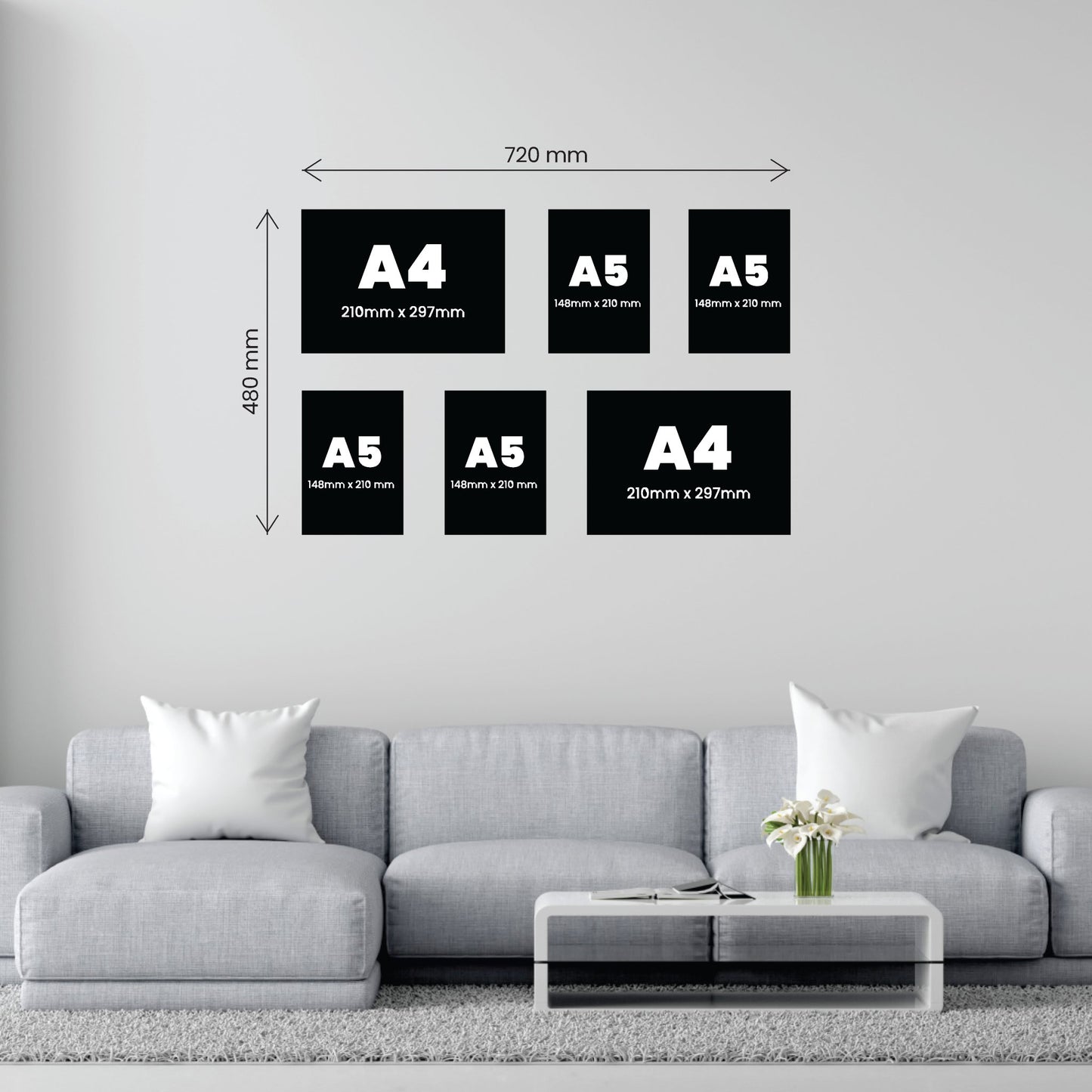 Small 6 Piece Canvas Combo - Canvas and Gifts