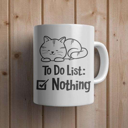 To do list Cat Mug - Canvas and Gifts